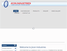 Tablet Screenshot of jicon.com